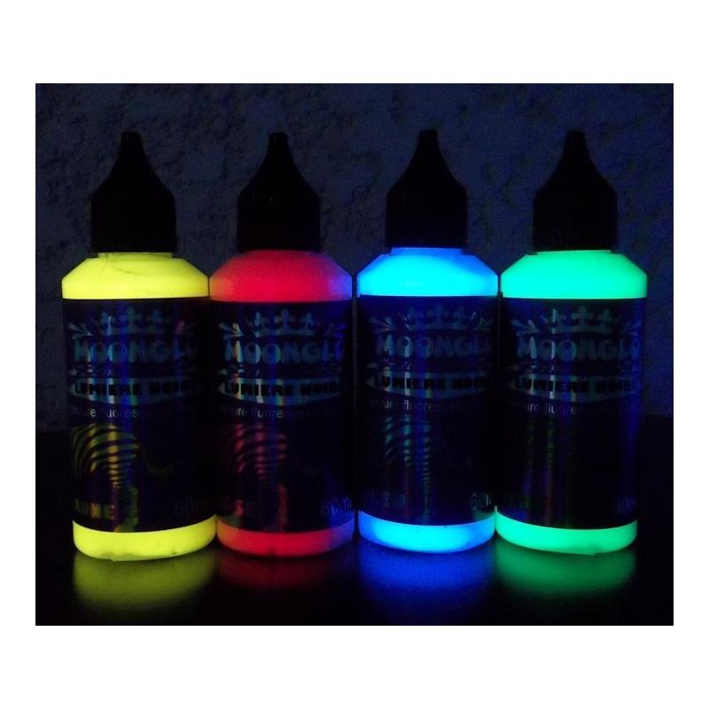 Kit vopsea Blacklight 4 culori standard