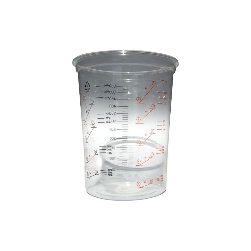 Recipient pentru amestec cu capac x10
