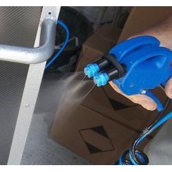 Pulverizator din plastic cu duză dublă pentru vopsire cu crom