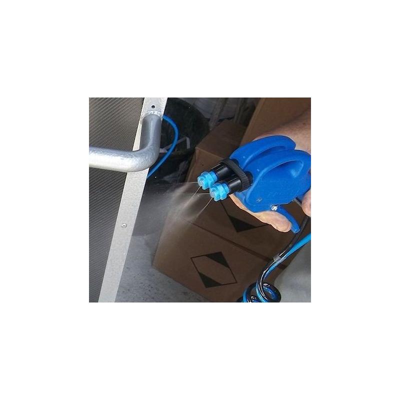 Pulverizator din plastic cu duză dublă pentru vopsire cu crom