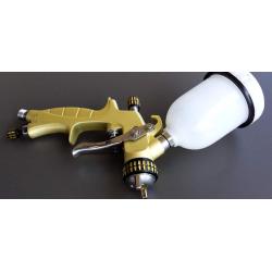 Mini pistol SAT HVLP Premium Auriu 0,8 mm + 1,0mm
