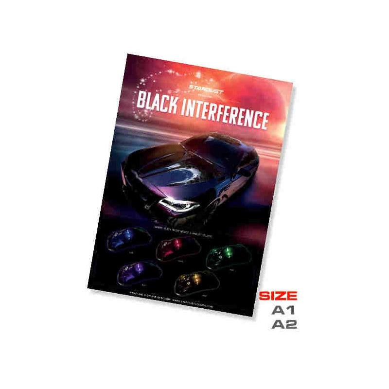Poster Black interference