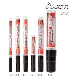 Liner Pen Aerocolors gol 0,8mm 1,0mm 2mm