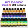 Set de 24 de coloranti Concentrated Candy in 69 ml