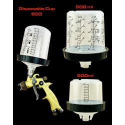 kit de 50 de pahare de unica folosinta pentru pistoale in 200ml sau 600ml