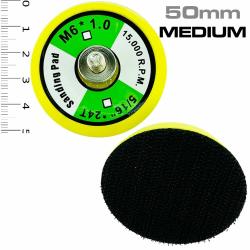 Mini tampoane de șlefuit cu cârlig și buclă velcro de 50, 75 și 150 mm