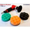 Mini polizor pneumatic 75 mm cu placa si spume