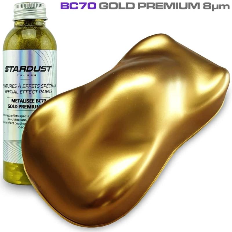 Vopsea aurie de 8 µm - Gold Premium