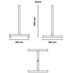 Lampă portabilă de uscare cu infraroșu de 1 kW pentru vopsea caroserie