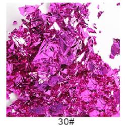 Foi metalice de fulgi - 10 culori x 5 grame.