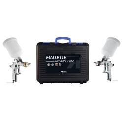 TRUSĂ CU 2 PISTOALE IWATA - W-400 BELLARIA+W-400 WBX