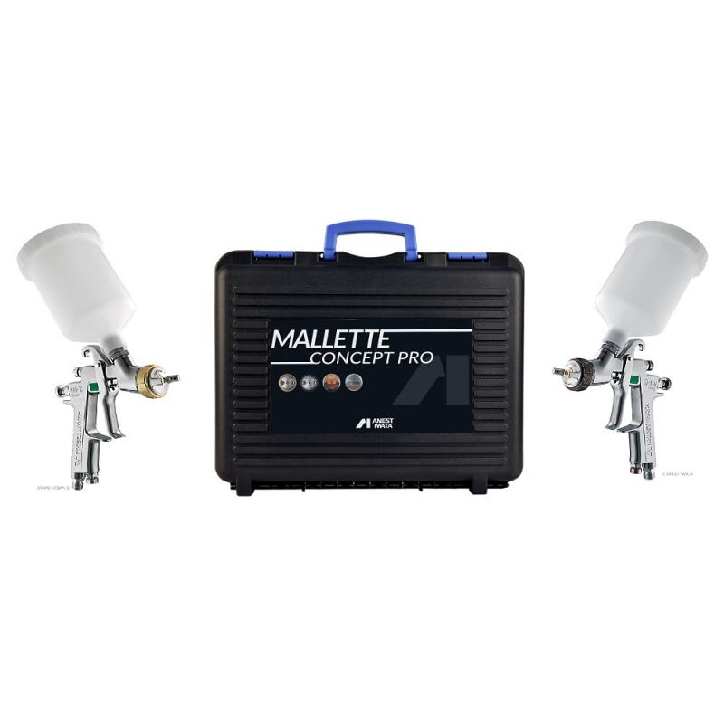 TRUSĂ CU 2 PISTOALE IWATA - W-400 BELLARIA+W-400 WBX