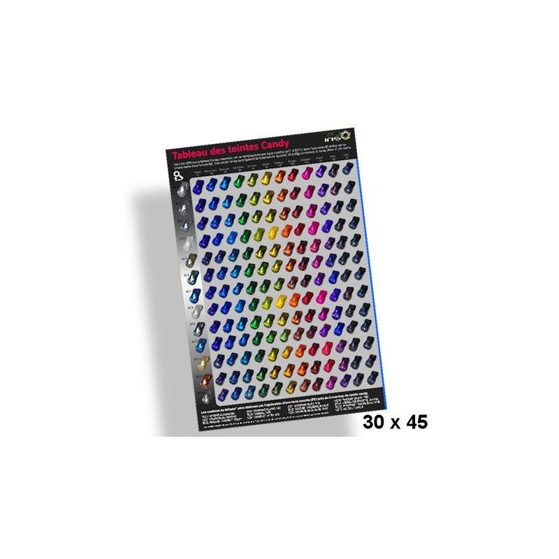 Poster 30x45cm tableau des peinture candy