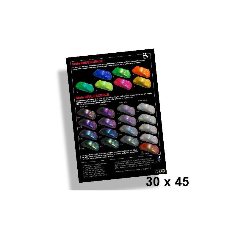 Poster 30x45cm Peintures Iridescentes
