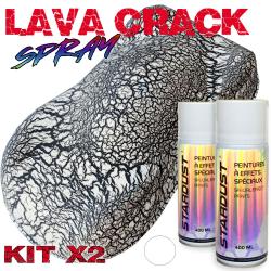 Kit de vopsea cu efect trosnit cu două cutii de aerosoli de 400 ml – LavaCrack