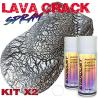 Kit de vopsea cu efect trosnit cu două cutii de aerosoli de 400 ml – LavaCrack