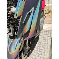 Kit complet de vopsea prismatică cu efect holografic pentru trotinete