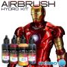 Kit de vopsire pentru a vopsi IRON MAN în roșu și auriu – Aerosol sau aerograf