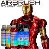 Kit de vopsire pentru a vopsi IRON MAN în roșu și auriu – Aerosol sau aerograf
