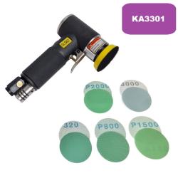 KA3301 Mini șlefuitor excentric pneumatic de 50 mm cu 50 de mini discuri