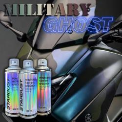 Set de vopsea pentru scuter cu efect MILITARY GHOST în spray - 16 variante